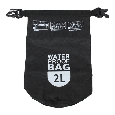 Bolsa de secado impermeable de rollo de alto peso ligero 190T Revestimiento de poliéster PVC